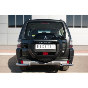 Руссталь MPZ-002051 защита заднего бампера уголки d63(секции) на Mitsubishi Pajero 4 2014-