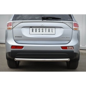 Руссталь MRZ-001056 защита заднего бампера d63 (дуга) на Mitsubishi Outlander 2012-