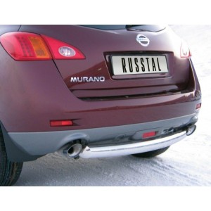 Руссталь NMZ-010315 защита заднего бампера d76 на Nissan Murano 2010-