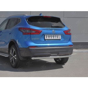 Руссталь NQSZ-003252 защита заднего бампера d63 дуга на Nissan Qashqai 2019-