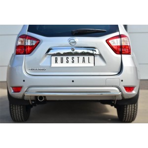 Руссталь NTRZ-001796 защита заднего бампера d42 (дуга) на Nissan Terrano 2014-