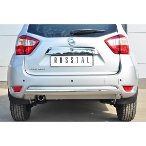 Руссталь NTRZ-001798 защита заднего бампера d75х42 (дуга) на Nissan Terrano 2014-