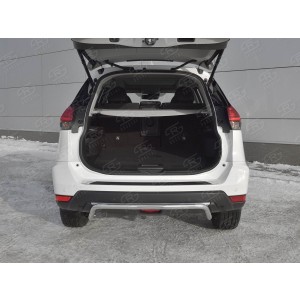 Руссталь NXN-003163 накладка на задний бампер (лист нерж зеркальный) на Nissan X-Trail (T32) 2018-