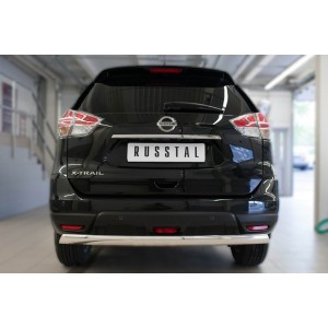 Руссталь NXZ-002092 защита заднего бампера d75х42 (дуга) на Nissan X-Trail 2015
