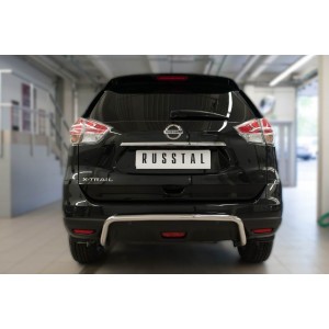 Руссталь NXZ-002094 защита заднего бампера d42 (волна) на Nissan X-Trail 2015