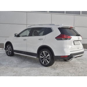 Руссталь NXZ-003159 защита заднего бампера d42 волна на Nissan X-Trail (T32) 2018-