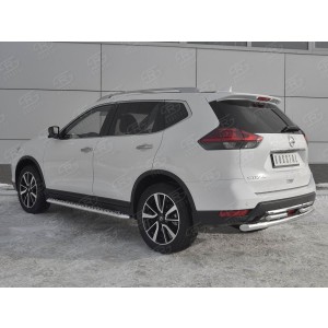 Руссталь NXZ-003161 защита заднего бампера d63 дуга-d42x2 дуги на Nissan X-Trail (T32) 2018-