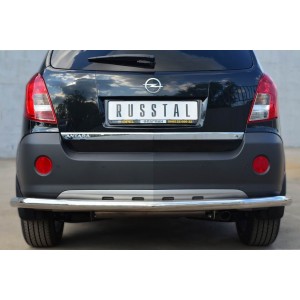 Руссталь OAZ-001371 защита заднего бампера d63 (секции) на Opel Antara 2012-