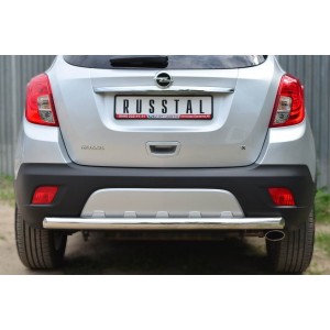 Руссталь OMZ-001357 защита заднего бампера d63 (дуга) на Opel Mokka 2013