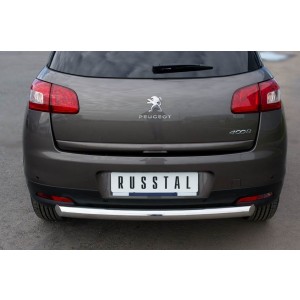 Руссталь P48Z-000537 защита заднего бампера d76 на Peugeot 4008 2012-