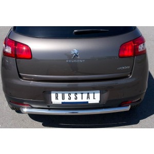 Руссталь P48Z-000538 защита заднего бампера d63 на Peugeot 4008 2012-
