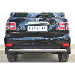 Руссталь PATZ-001736 защита заднего бампера d75х42 (дуга) на Nissan Patrol 2014-
