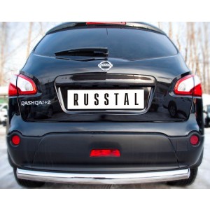 Руссталь QNZ-001779 защита заднего бампера d76 на Nissan Qashqai+2 2010-2013