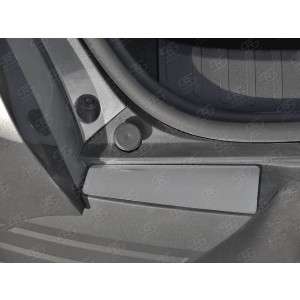 Руссталь RARN-003325 накладка на задний бампер (лист нерж шлифованный) на Renault Arkana 2019-