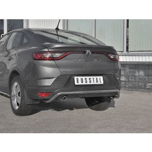 Руссталь RARZ-003323 защита заднего бампера d42 волна на Renault Arkana 2019-