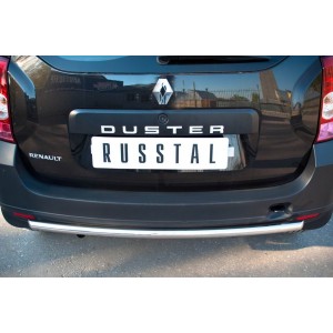 Руссталь RD2Z-000444 защита заднего бампера d42 (дуга) на Renault Duster 4х2 2011-2014