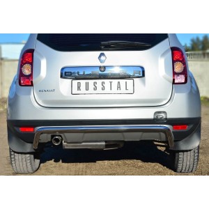 Руссталь RD4Z-001544 защита заднего бампера d42 волна короткая на Renault Duster 4x4 2011-2014