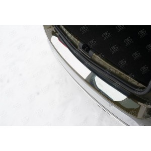 Руссталь RDN-002189 накладка на задний бампер (лист нерж зеркальный) на Renault Duster 2015-