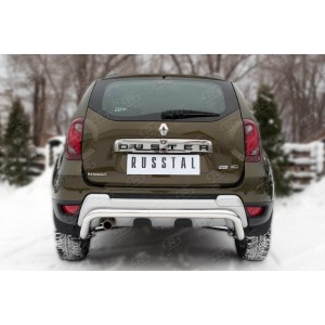 Руссталь RDZ-002188 защита заднего бампера d63 (волна) на Renault Duster 2015-