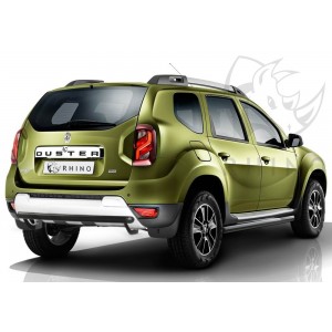 Руссталь RDZBR-002184CH защита заднего бампера d63 ч. сталь черн. (дуга) на Renault Duster 2015-