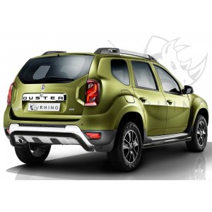 Руссталь RDZBR-002188CH защита заднего бампера d63 ч. сталь черн. (волна) на Renault Duster 2015-