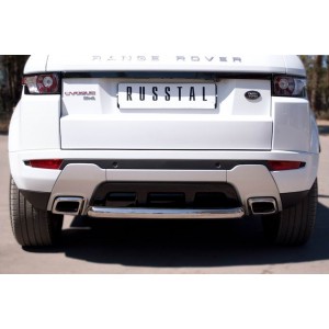 Руссталь REDZ-000665 защита заднего бампера d63 (дуга) на Land Rover Range Rover Evoque Dynamic 2011-