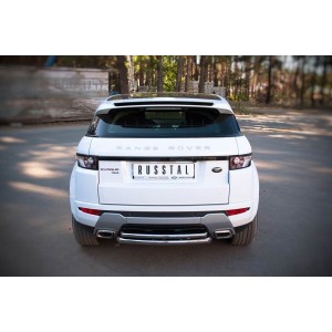 Руссталь REDZ-000666 защита заднего бампера d63/42 (дуга) на Land Rover Range Rover Evoque Dynamic 2011-