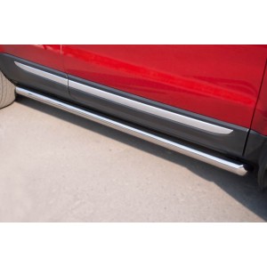 Руссталь REPT-0008041 пороги труба d63 (со скошенными торцами) на Land Rover Range Rover Evoque Prestige U Pure 2011-