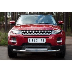 Руссталь REPZ-000801 защита переднего бампера D63_42 на Land Rover Range Rover Evoque Prestige U Pure 2011-