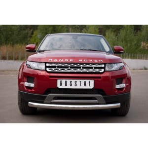 Руссталь REPZ-000802 защита переднего бампера d76(дуга) на Land Rover Range Rover Evoque Prestige U Pure 2011-
