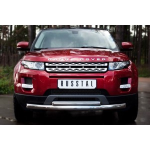Руссталь REPZ-000803 защита переднего бампера D76_42 на Land Rover Range Rover Evoque Prestige U Pure 2011-