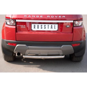 Руссталь REPZ-000808 защита заднего бампера D63 на Land Rover Range Rover Evoque Prestige U Pure 2011-