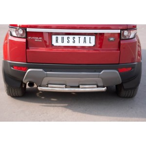 Руссталь REPZ-000810 защита заднего бампера d63_42х2 (дуга) на Land Rover Range Rover Evoque Prestige U Pure 2011-