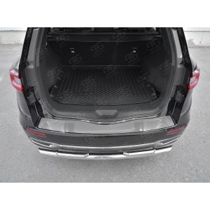 Руссталь RKN-002980 накладка на задний бампер (лист нерж зеркальный) на Renault Koleos 2017-