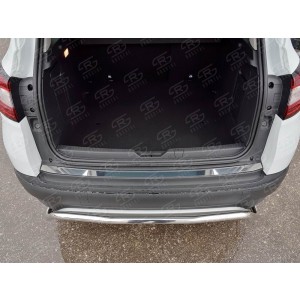 Руссталь RKPN-002474 накладка на задний бампер (лист нерж зеркальный) на Renault Kaptur 2016