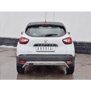 Руссталь RKPZ-002470 защита заднего бампера d42 волна под машину на Renault Kaptur 2016