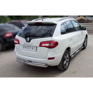 Руссталь RKZ-000592 защита заднего бампера d 76/42 на Renault Koleos 2012-
