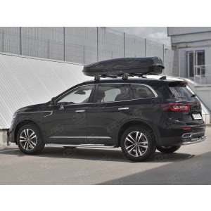 Руссталь RKZ-002978 защита заднего бампера d63 дуга-d42х2 дуги на Renault Koleos 2017-