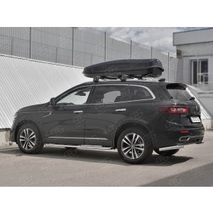 Руссталь RKZ-002979 защита заднего бампера уголки d63 секции на Renault Koleos 2017-