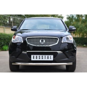 Руссталь SAZ-001420 защита переднего бампера d63 на SsangYong Actyon 2010-2013