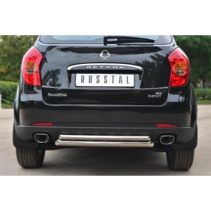 Руссталь SAZ-001430 защита заднего бампера d63/42 на SsangYong Actyon 2010-2013