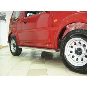 Руссталь SJL-000213 пороги труба d42 с листом на Suzuki Jimny 2005-2012