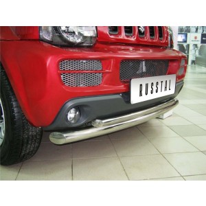 Руссталь SJZ-000301 защита переднего бампера d63/42 (дуга) на Suzuki Jimny 2005-2012