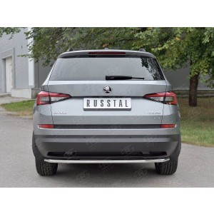 Руссталь SKKZ-002778 защита заднего бампера d42 секции на Skoda Kodiaq 2017-