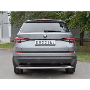 Руссталь SKKZ-002779 защита заднего бампера d63 секции на Skoda Kodiaq 2017-