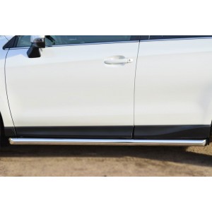 Руссталь SUFT-0015991 пороги труба d63 (со скошенными торцами) на Subaru Forester 2013-