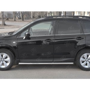 Руссталь SUFT-0033481 пороги труба d63 (со скошенными торцами) на Subaru Forester (SJ) 2016-2018