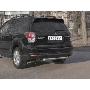 Руссталь SUFZ-003350 защита заднего бампера d63 дуга на Subaru Forester (SJ) 2016-2018