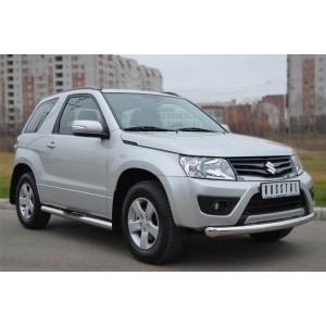 Руссталь SV3Z-001104 защита переднего бампера d76 (дуга) на Suzuki Grand Vitara 3дв. 2012-