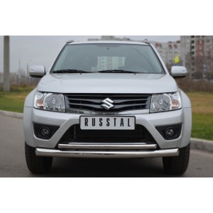 Руссталь SV3Z-001105 защита переднего бампера d76/42 (дуга) на Suzuki Grand Vitara 3дв. 2012-